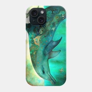 Dolphin Spirit III -Stylized dolphin art Phone Case