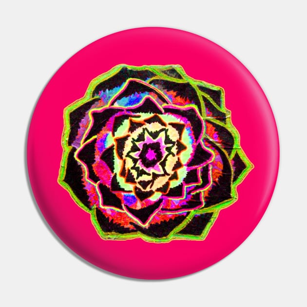 Organic Mandala Pin by Jan4insight TeeStore