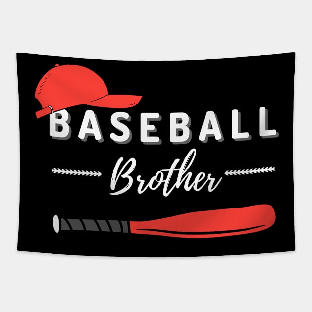 Baseball Brother Tapestry by Qibar Design