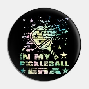 Pickleball women colorful Pin