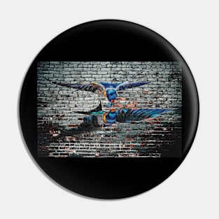 Graffiti Swallow Pin