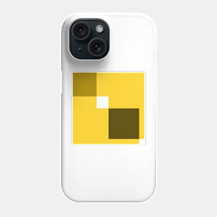 mustard yellow and olive abstract Phone Case