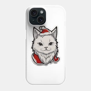 Santa cat Phone Case