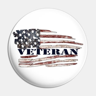 Veteran with American Flag Pin