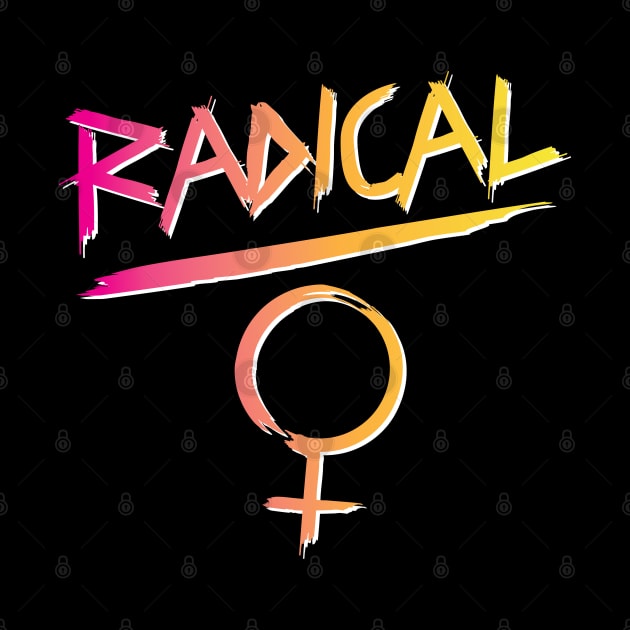 Radical Feminist 80s Female Symbol Shirt by FeministShirts