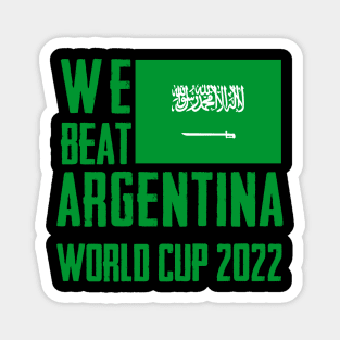 Saudi Arabia Beat Argentina Magnet