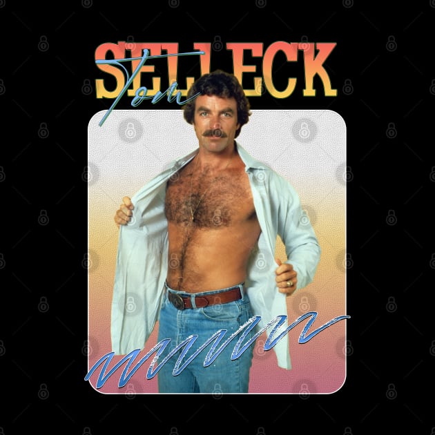 Vintage Aesthetic Tom Selleck 1980s by Next And Stop