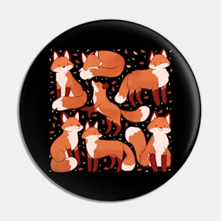 Cute fox illustration Pin