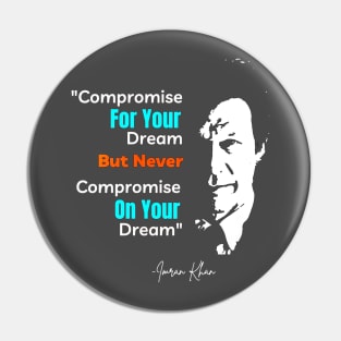 Imran Khan Qoute Pin