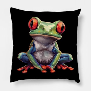 A Sweet Frog Pillow