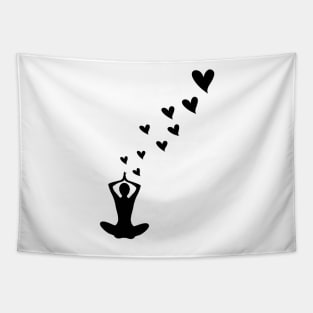 Yoga Love Tapestry