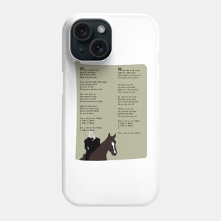 Toss a coin to your Witcher Lyrics Phone Case