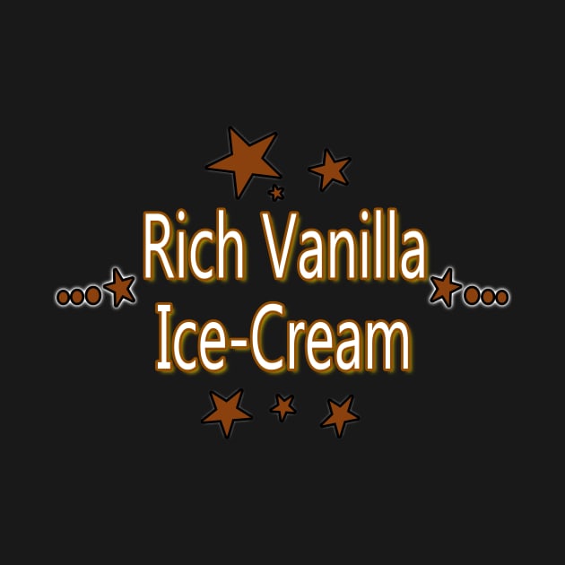 Rich Vanilla Ice-Cream Sticker by innerspectrum