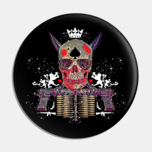 SKULL WAR Pin