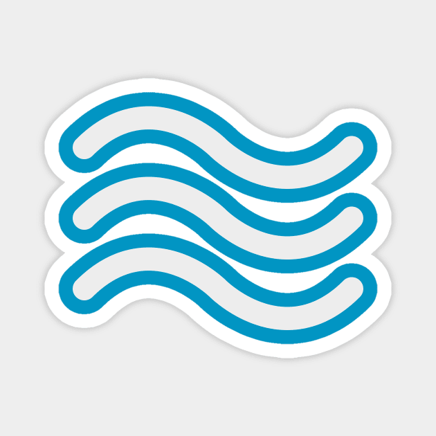 Simple Waves Magnet by JDP Designs