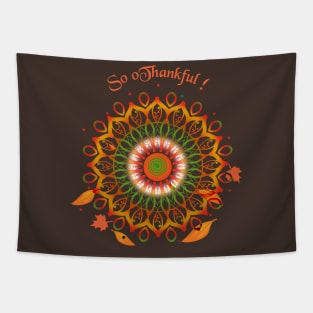 Thanksgiving Mandala Tapestry