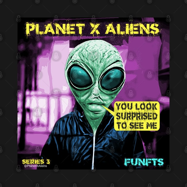 Cool 80's Retro Alien Sci Fi Surprise by PlanetMonkey