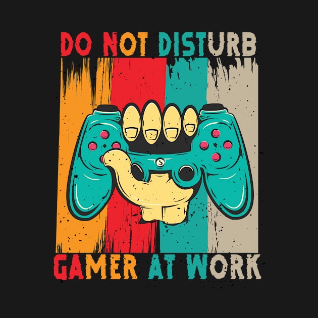 do not disturb gamer at work by safi$12