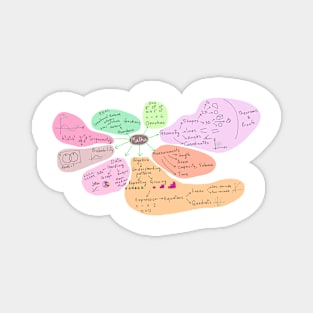 The map of mathematics Magnet