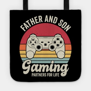 Father and son gaming partners for life Tote