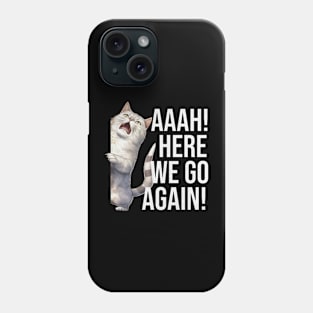 Funny Cat Screaming Phone Case