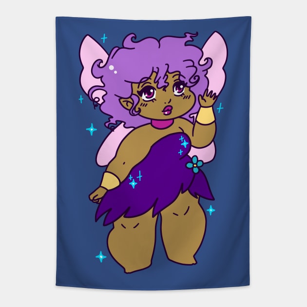 Cute Chubby Fairy Tapestry by saradaboru