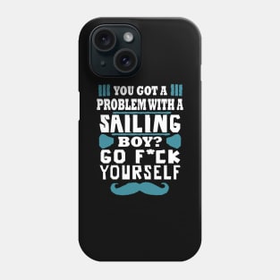 Sailing Boys Sailboat Captain Wind Sailing Phone Case