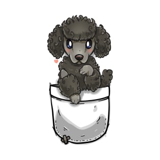 Pocket Cute Poodle Dog T-Shirt