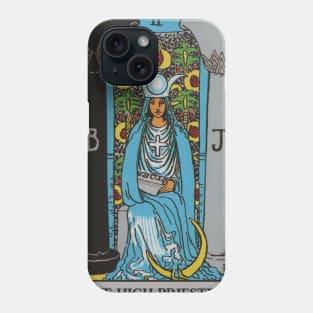 The High Priestess Tarot Card Phone Case