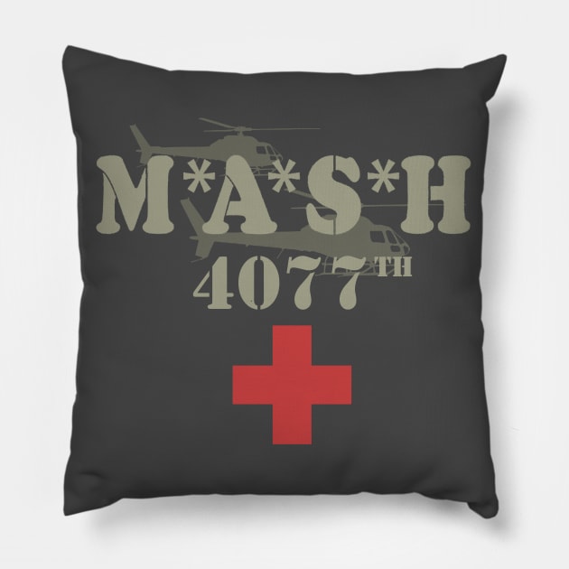 MASH 4077th Pillow by Bigfinz