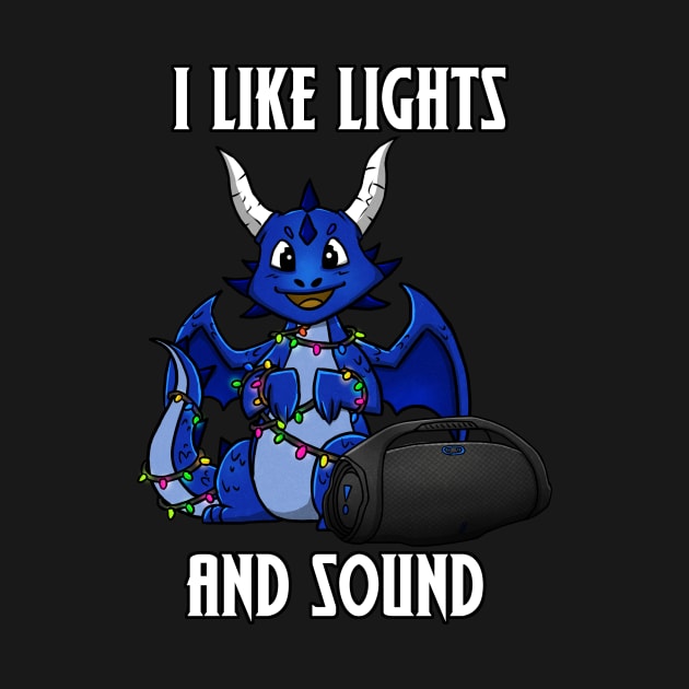 Light and Sound Blue Dragon RGB Lover by Shopping Dragons