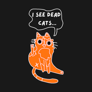 Dead Cats on Halloween T-Shirt