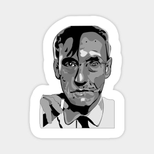 William S. Burroughs Portrait Magnet