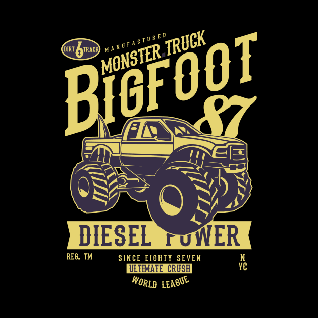 Amazing Monster Truck T-Shirt by HealthPedia