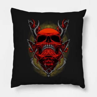 Red Skull #2 Pillow