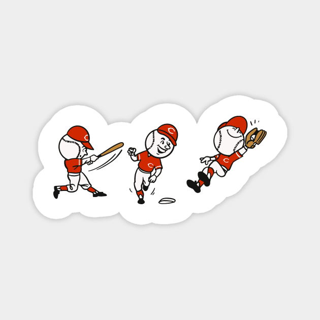 Play Ball! - Cincinnati Reds Magnet by sombreroinc