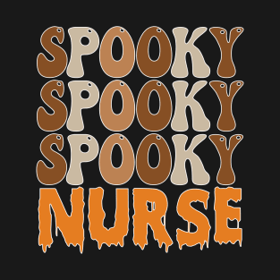 Spooky Nurse Student Halloween T-Shirt