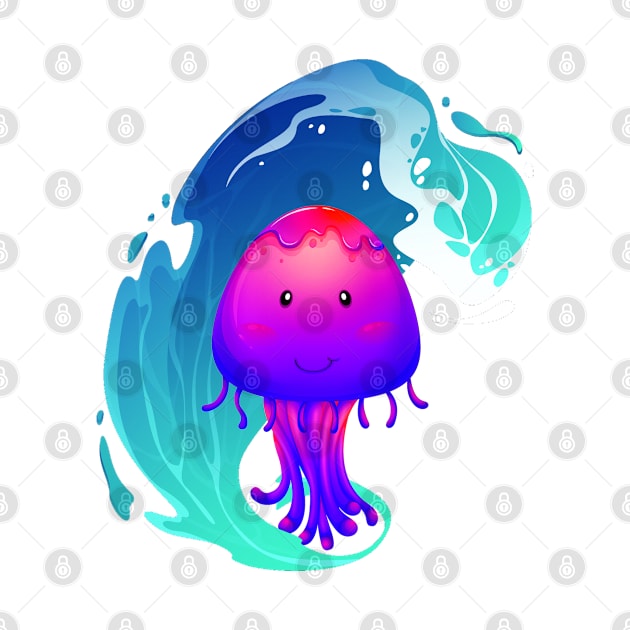 Cute Jellyfish by Billy23-Shop