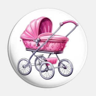 Pink Baby Stroller Pin