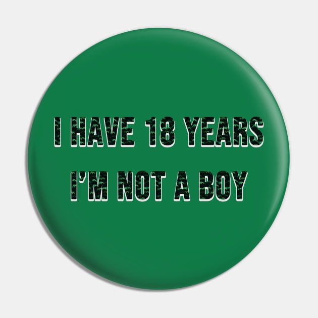 i have 18 years i'm not a boy Pin by ahnoun