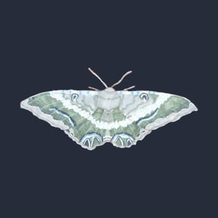 Blue and Grey Moth T-Shirt