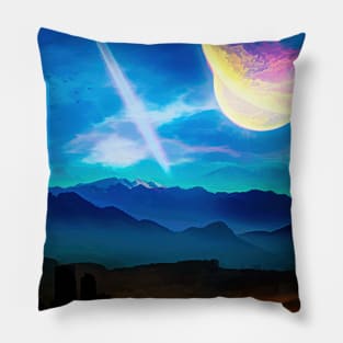 Signs in the Sky Pillow