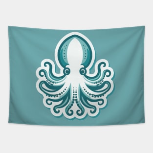 Squid Art Tapestry