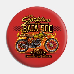 The Scorpion Motocross Pin