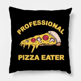 professional pizza eater Pillow