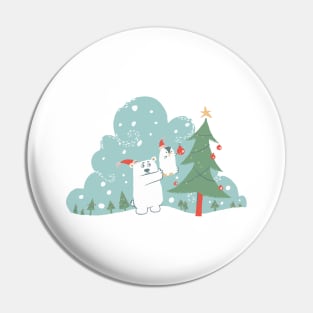 CHRISTMAS BEAR Pin