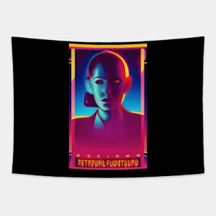 Retro Future - Tee Poster - 003 Tapestry
