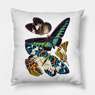 Butterflies Watercolor #7 Pillow