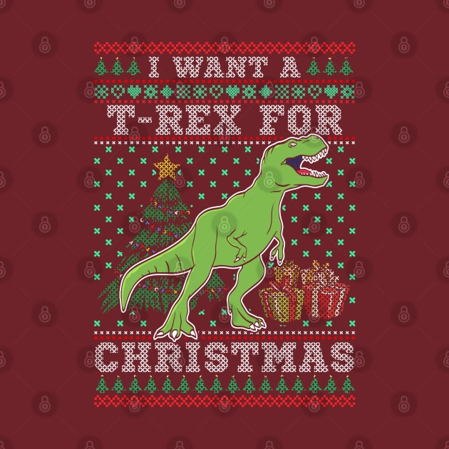 I Want A T Rex For Christmas by E