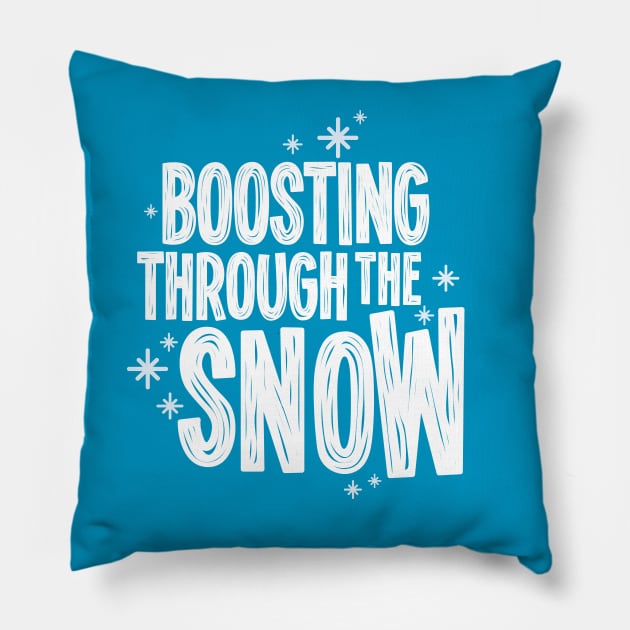 Boosting through the snow Pillow by hoddynoddy